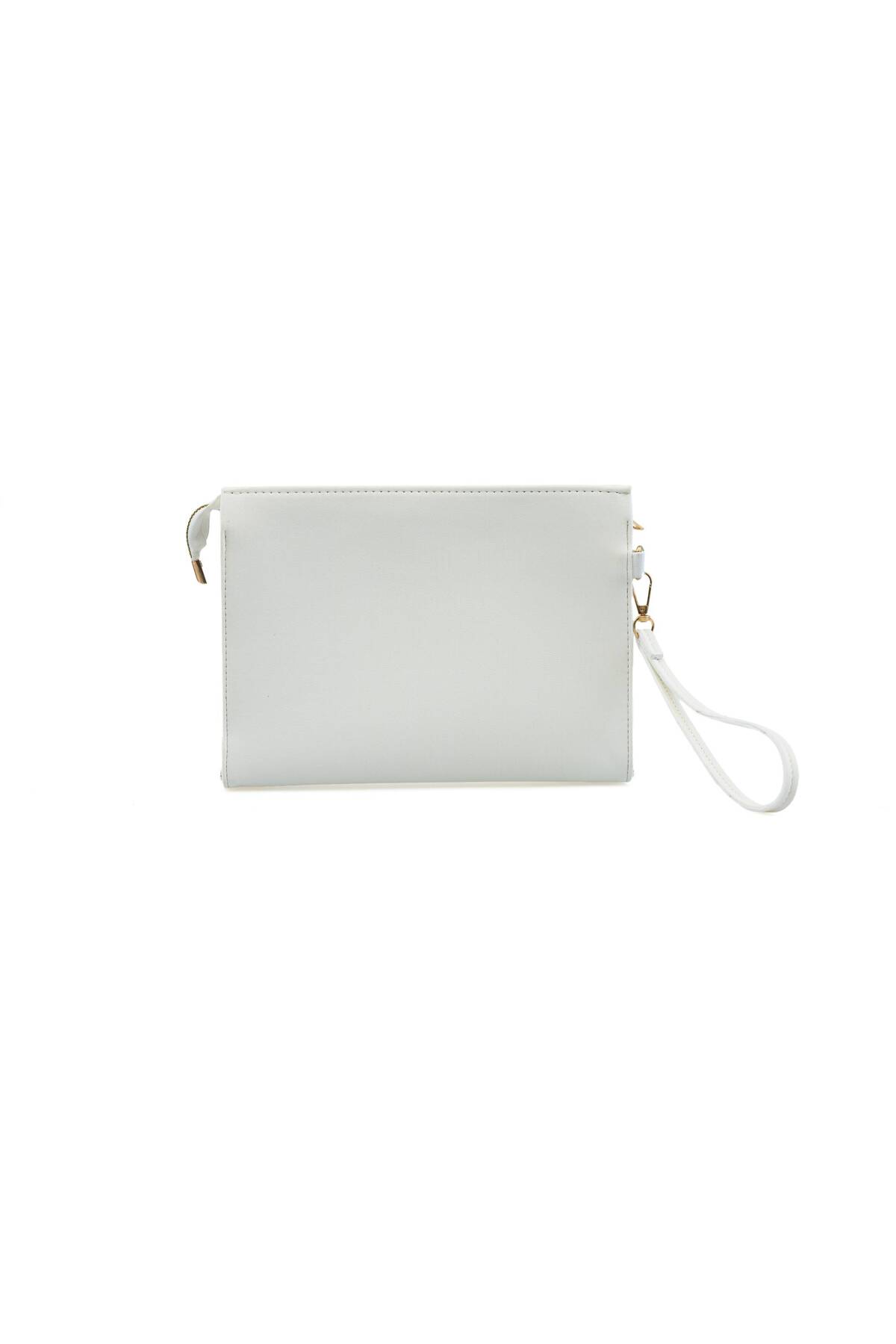 Shkup Kadın Portföy El Çantası Şık Desenli Clutch Fermuarlı Günlük & Abiye Çanta