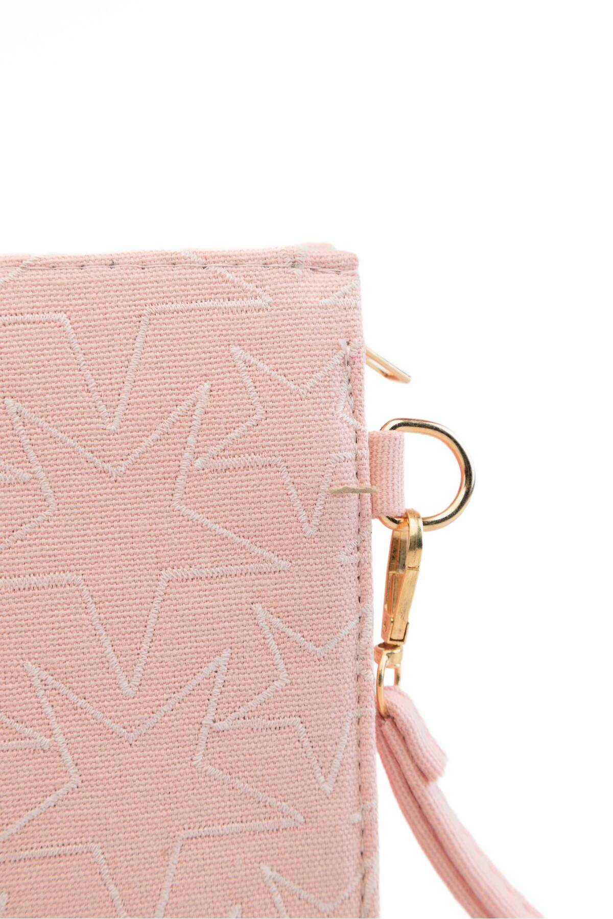 Shkup Kadın Yıldız Nakışlı Portföy El Çantası Bilek Askılı Şık Clutch Çanta görsel 3