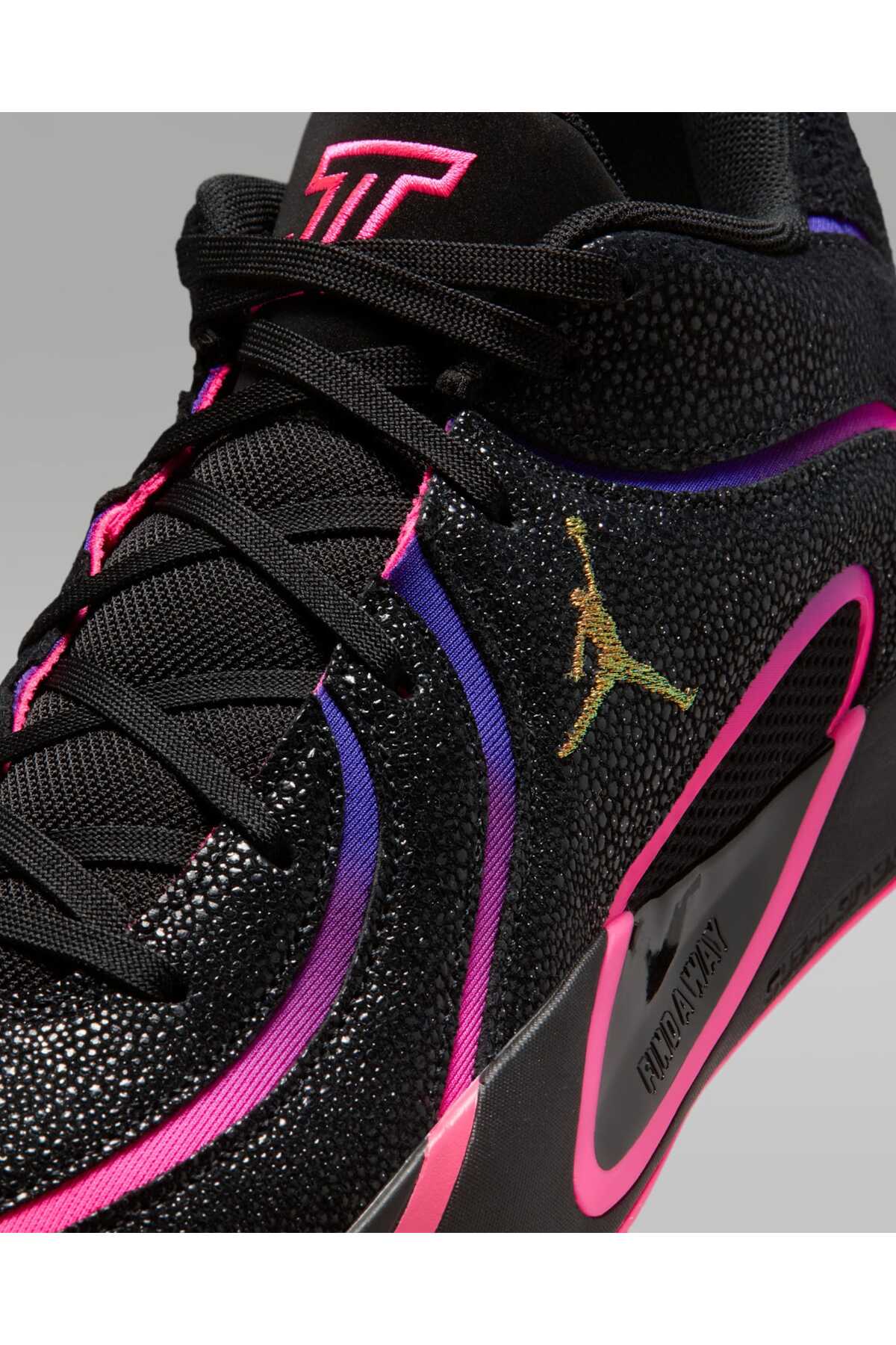 Nike Jordan Tatum 4 "Smooth Soul Vol.2" Siyah Erkek Basketbol Ayakkabısı (Blue Sport ) görsel 5