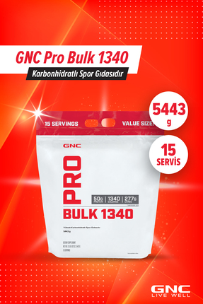 GNC GNC Pro Bulk 1340 – 5443 g (15 servis)