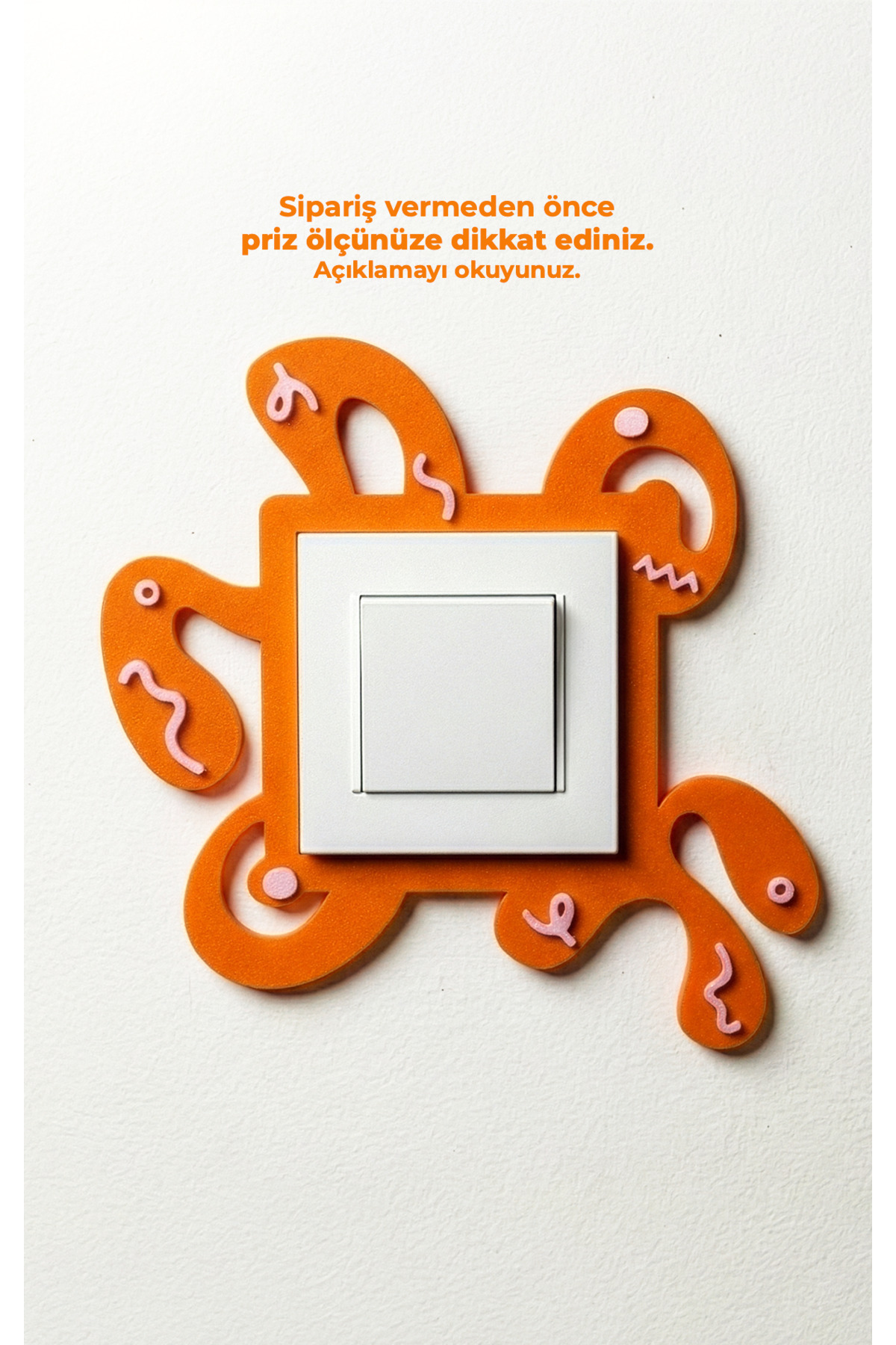 Colorful Decorative Socket Switch Frame with Abstract Pattern