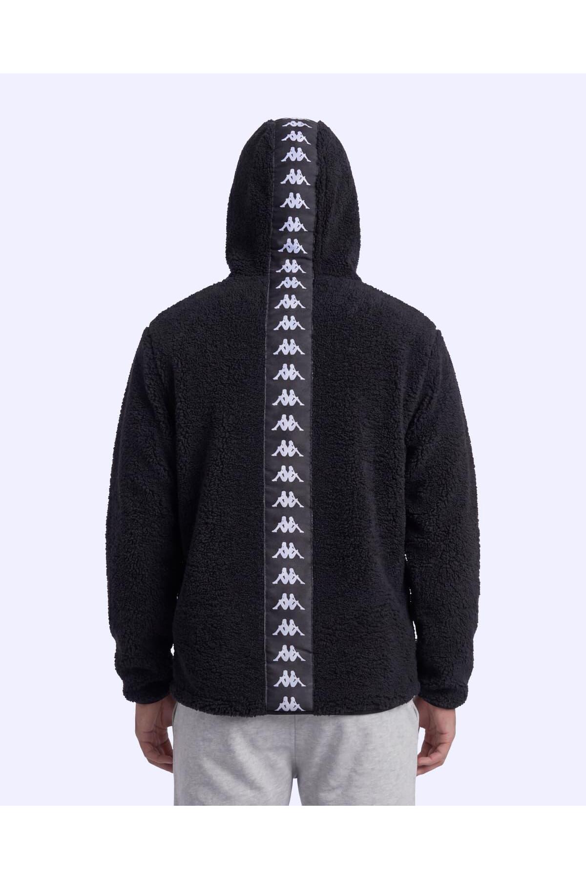 Kappa Mesa Sherpa Erkek Siyah Regular Sherpa Mont görsel 4