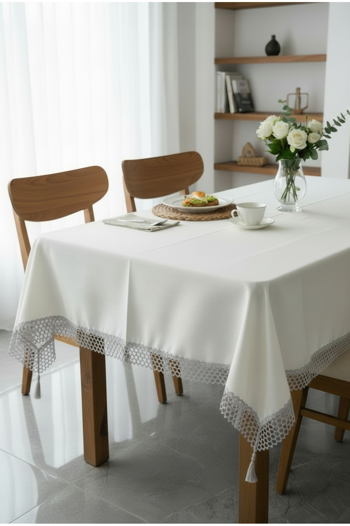 Carefree Tablecloth 160x220 cm – Washable, Easy to Clean Tablecloth-net