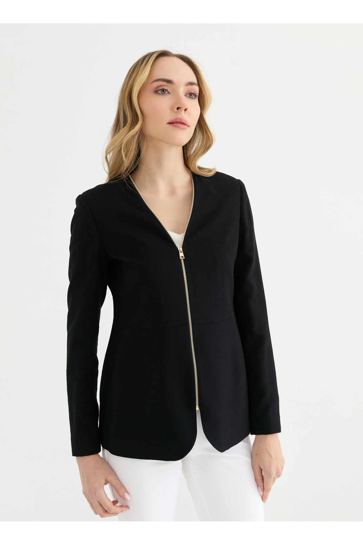Selen Siyah Kadın Ceket 26YSL1619
