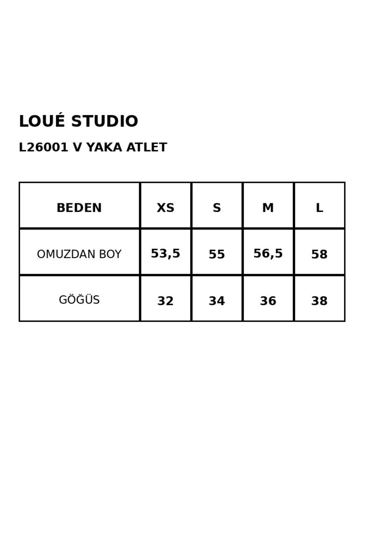 LOUE STUDİO Pamuklu Premium Basic V Yaka Atlet görsel 2