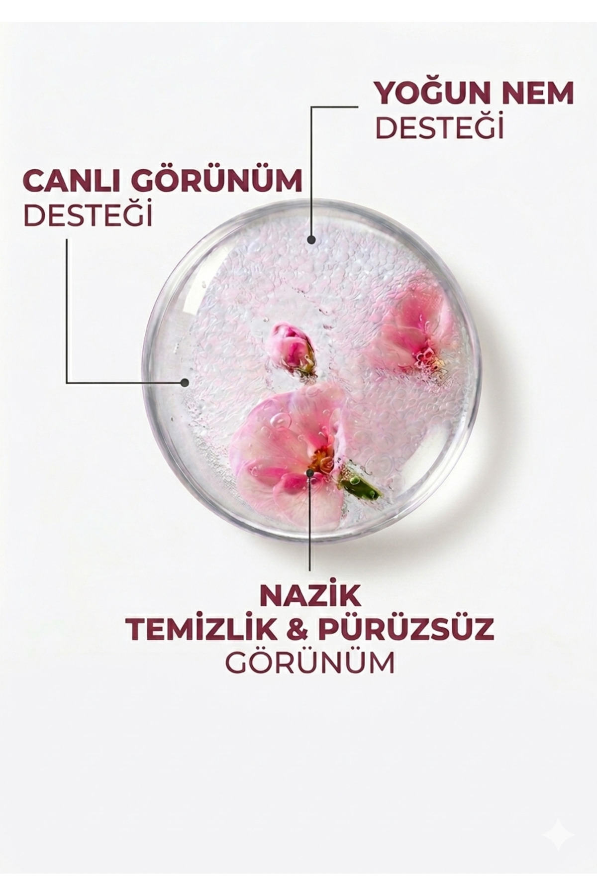 Gül Suyu Gözenek Sıkılaştırıcı Aydınlatıcı Ve Arındırıcı Tonik %100 Doğal Ve Saf 100 ml — GLO-GS-GS001 — تصویر 2 از 3