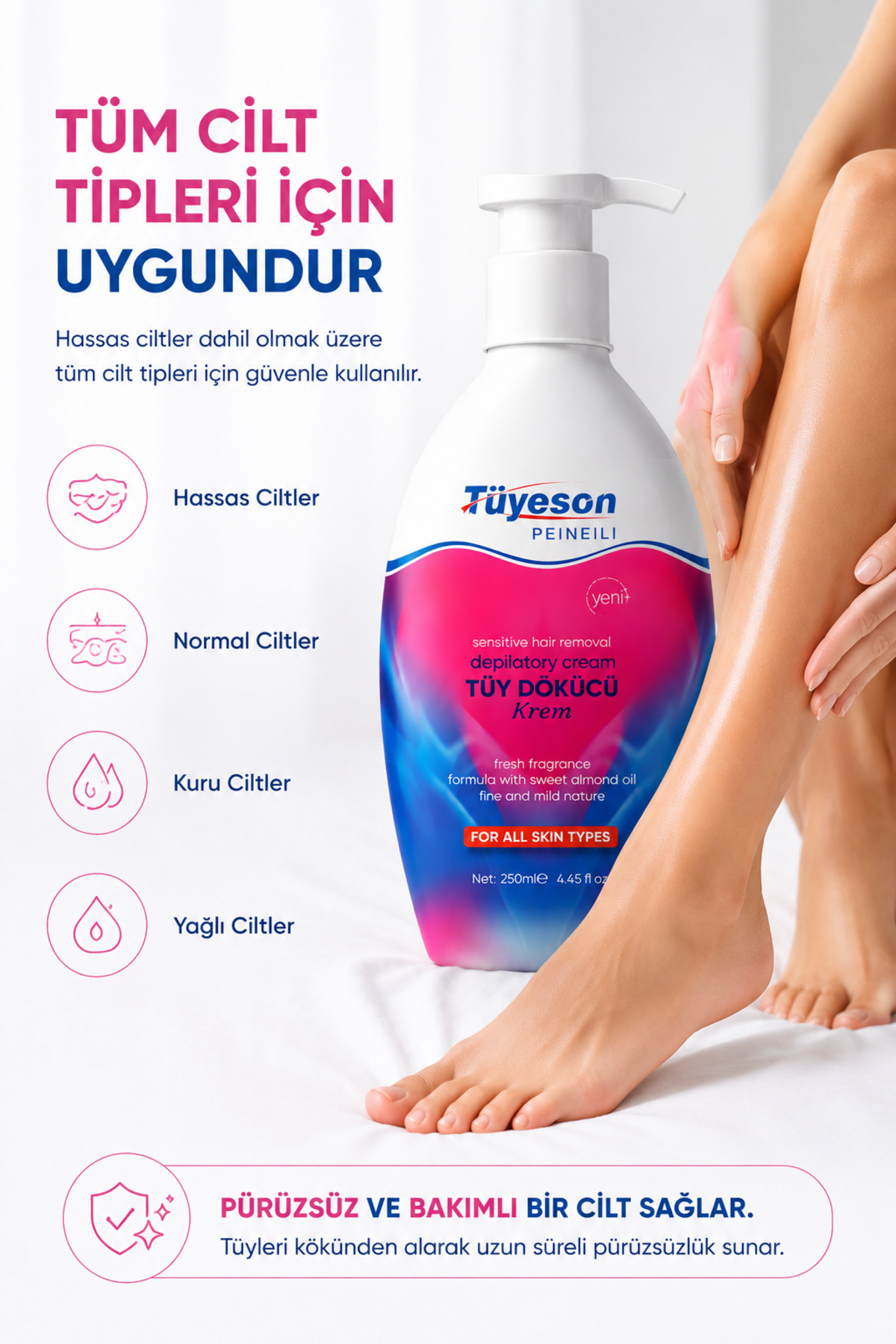 Tüy Dökücü Krem — PEITOP-CRM-LZR75 — تصویر 4 از 8