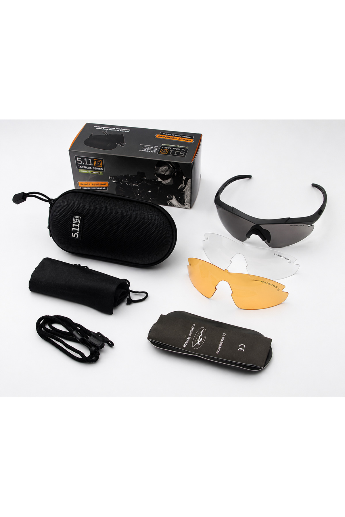 5.11 Protective 3 Lens Tactical Glasses Tactical Goggles Airsoft Motor Outdoor Sports Goggles
