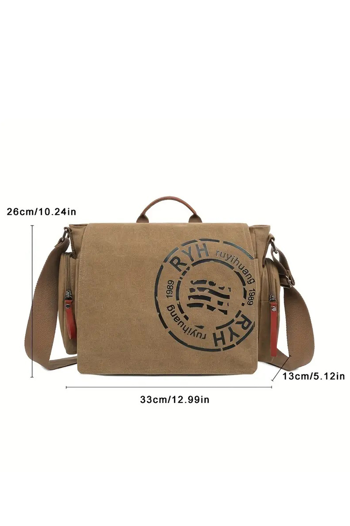 byhakan GK65 KANVAS POSTACI YAN ÇAPRAZ KÖRÜKLÜ EVRAK DİZÜSTÜ LAPTOP NOTEBOOK MACBOOK TABLET GÜNLÜK KULLANIM görsel 3