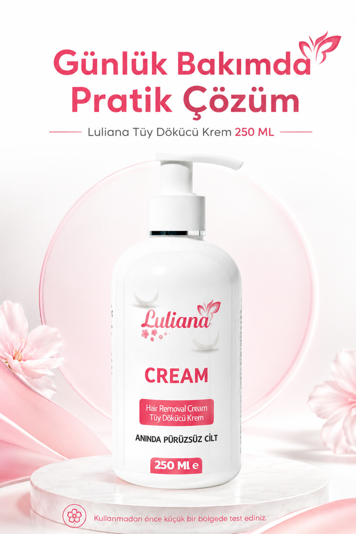 Tüy Dökücü Krem 250 ml Hassas Ciltlere Uygun Kolay Kullanım Pürüzsüz Cilt Etkisi — HR5464784848 — تصویر 3 از 8