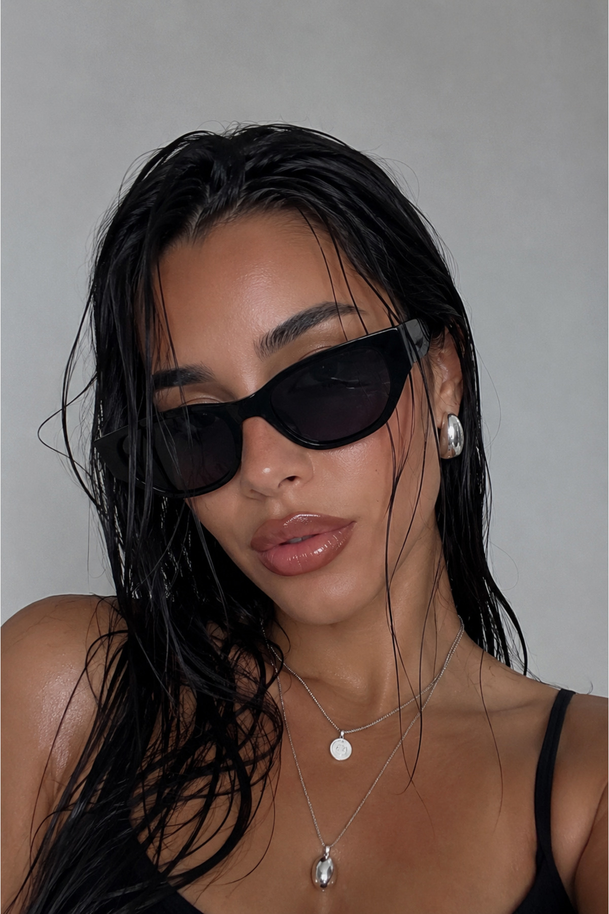 Women's Voggio Sunglasses in UV400 Black