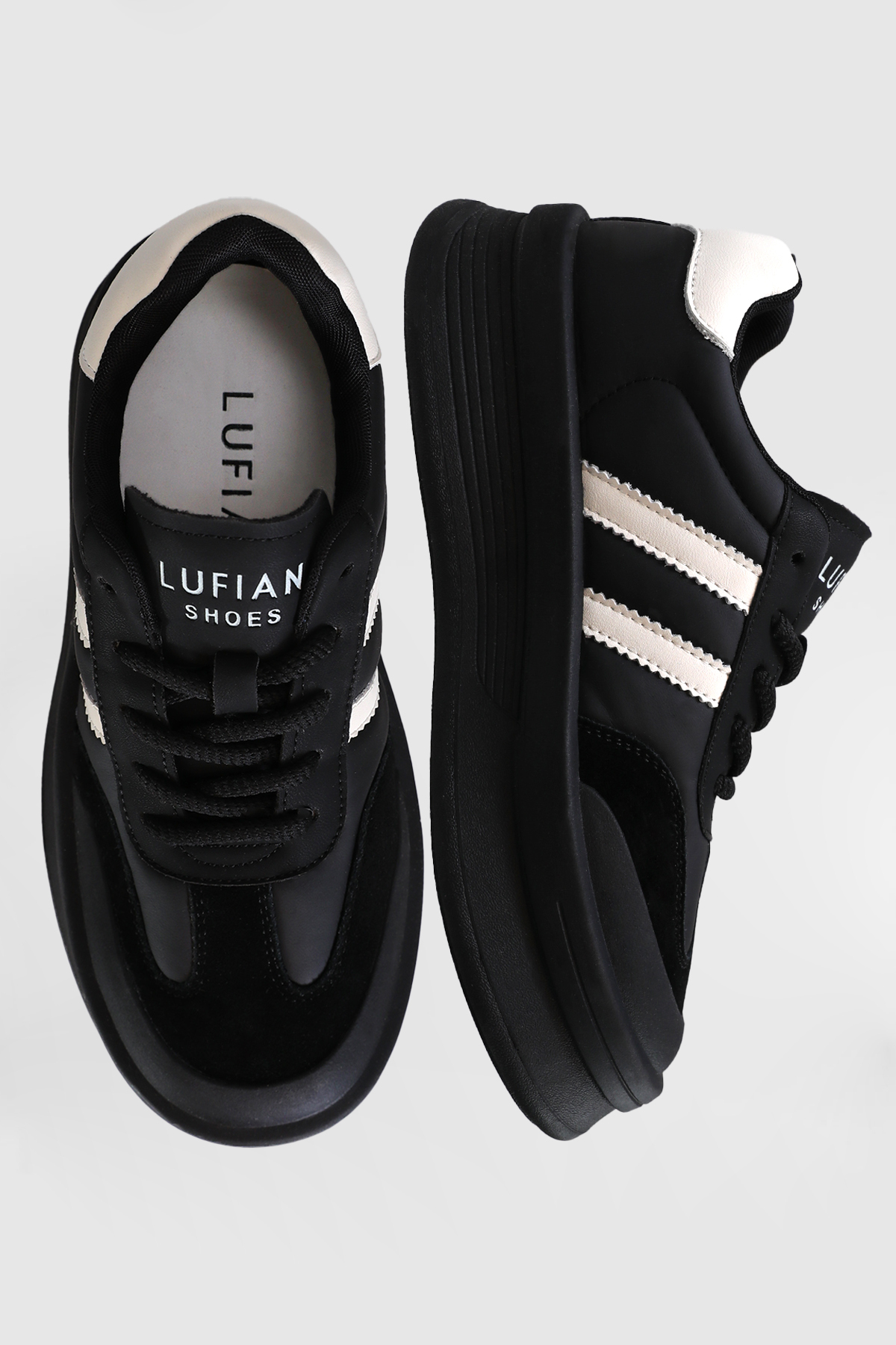 Lufian Chrıstına Kadın Sneaker Ayakkabı Siyah görsel 5