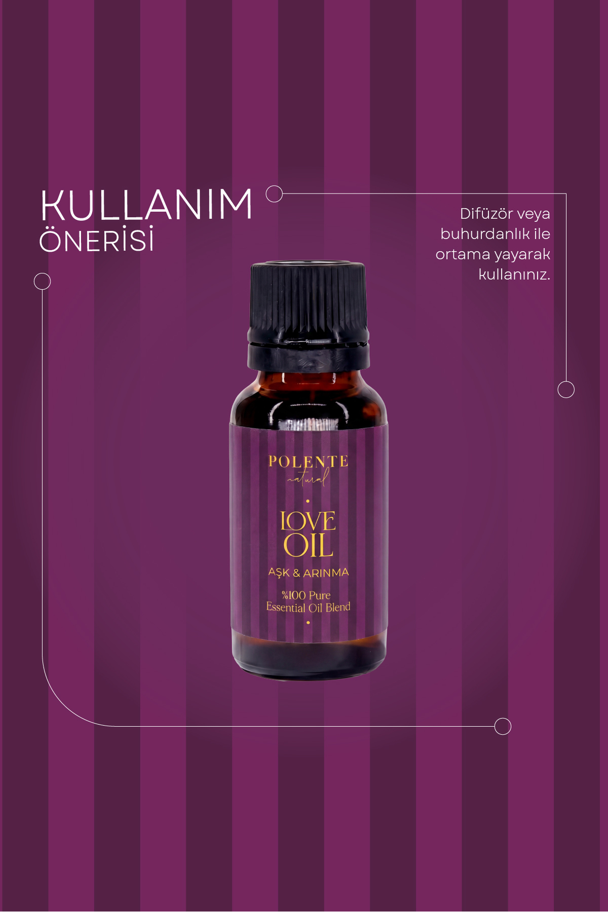 Aşk & Çekim Uçucu Yağ Karışımı (10 ml) — Ritüel Yağlar - Aşk — تصویر 3 از 4