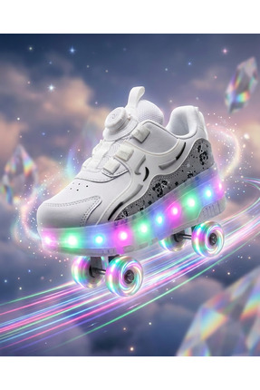 ROCKY PATENLİ IŞIKLI SPOR AYAKKABISI & TEKERLEKLİ SNEAKERS