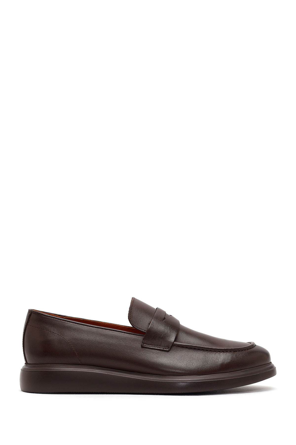 Derimod Erkek Kahverengi Deri Ayakkabı, Casual Loafer 26SFD790118
