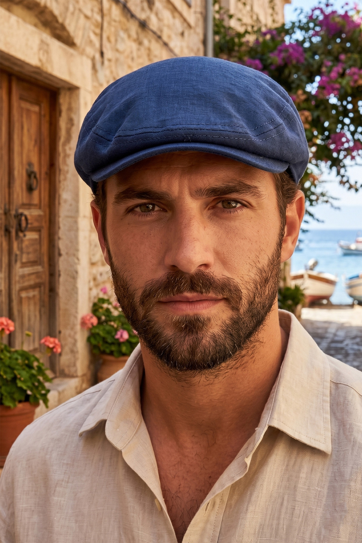 Summer Linen British London Duck Men's Cap Hat cp238