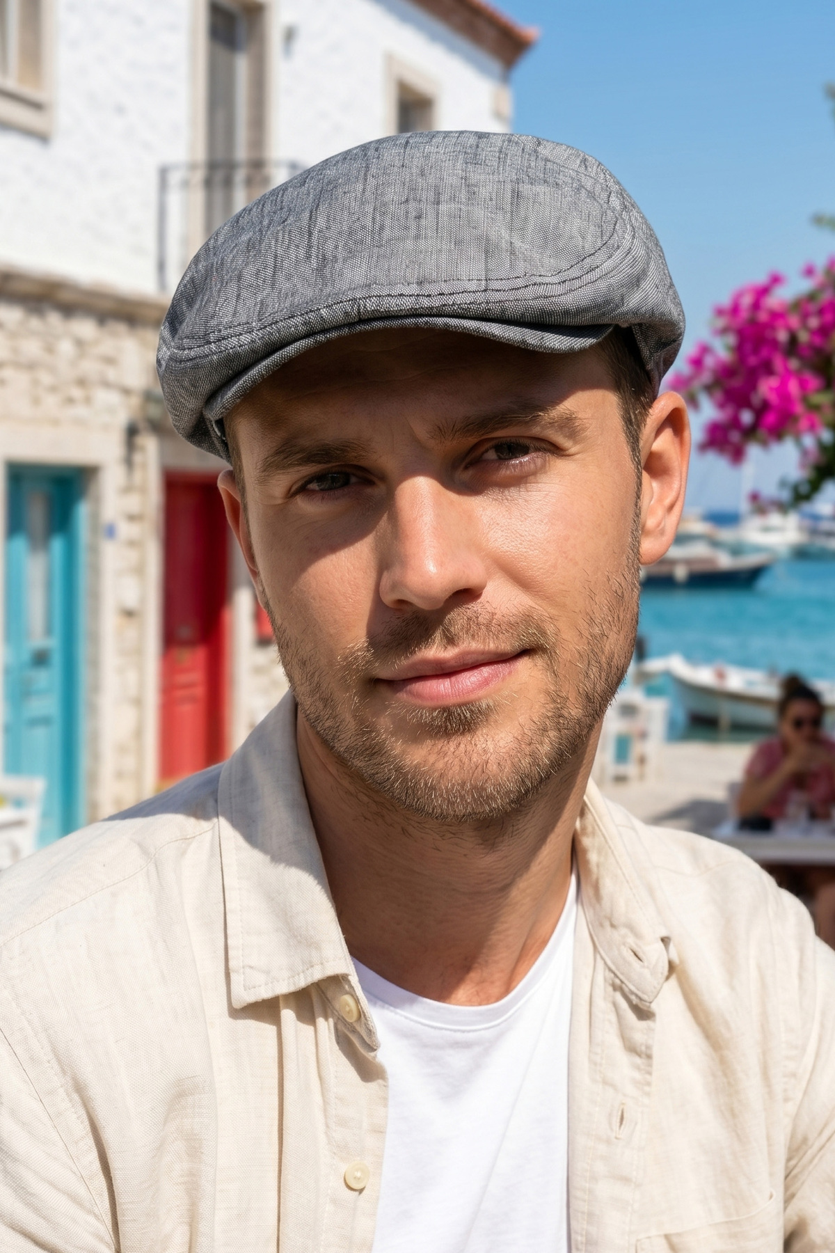 Summer Linen British London Duck Men's Cap Hat cp238