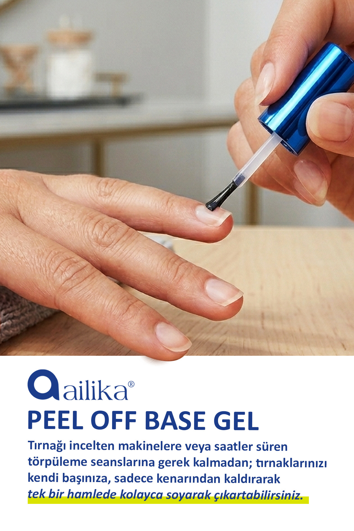 Peel Off Base Hızlı Çıkarma Özellikli 15ml — سفید PeeloffBase15ml — تصویر 6 از 7