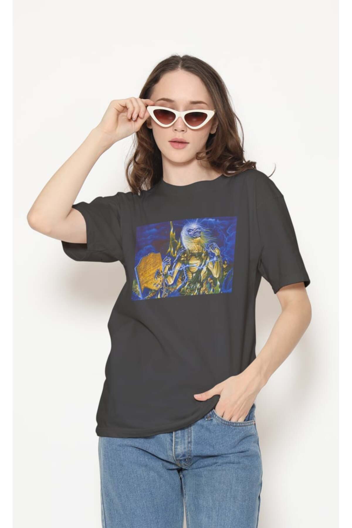 buzagi tasarım ürünleri Iron Maiden Regular Unisex T-Shirt