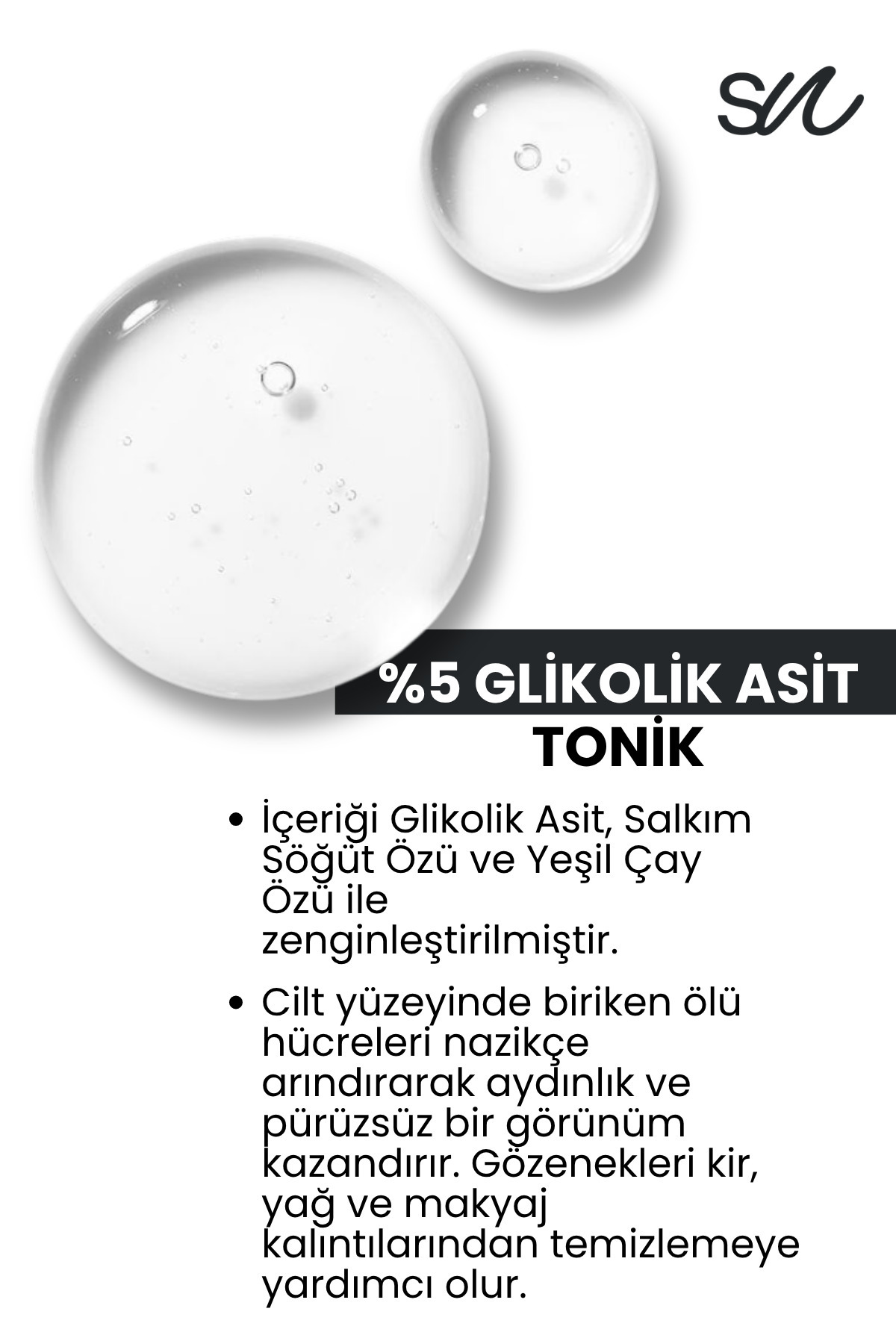 Leke Karşıtı, Arındırıcı Ve Aydınlatıcı %5 Glikolik Asit Tonik — TYCPB26H8N170315733321656 — تصویر 3 از 5