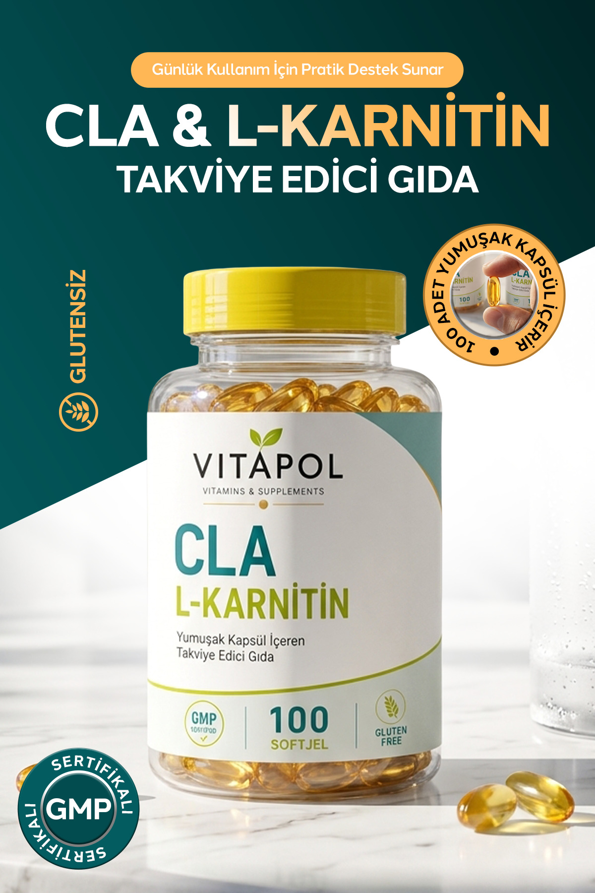 l carnitine cla kullanımı Vitapol L-Karnitin 100 Softgels Detailed Oxidized Glutathione Molecular 29558:29558 BPI CLA + Carnitine health and fitness