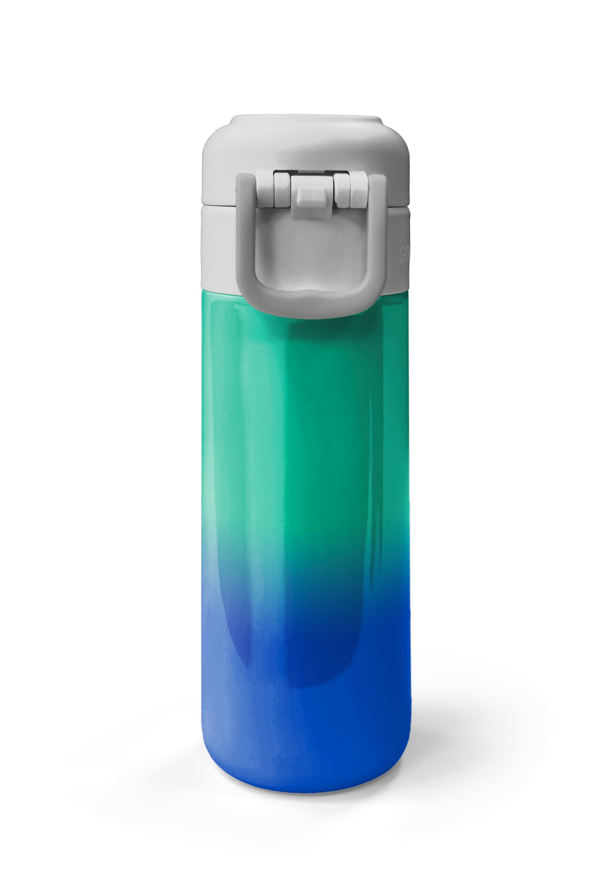Kids Yeşil Saks Renk Geçişli Pipetli ve Direkt İçim Çelik Termos 500 ml 31839