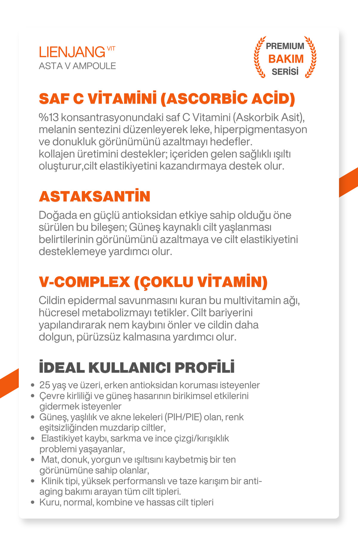 %13 Saf C Vitamini & Astaksantin |Leke & Kırışıklık Karşıtı |Yoğun Aydınlatıcı | Ton Eşitleyici Ampül Seti 4x10ml — 8809879780059 — تصویر 5 از 7