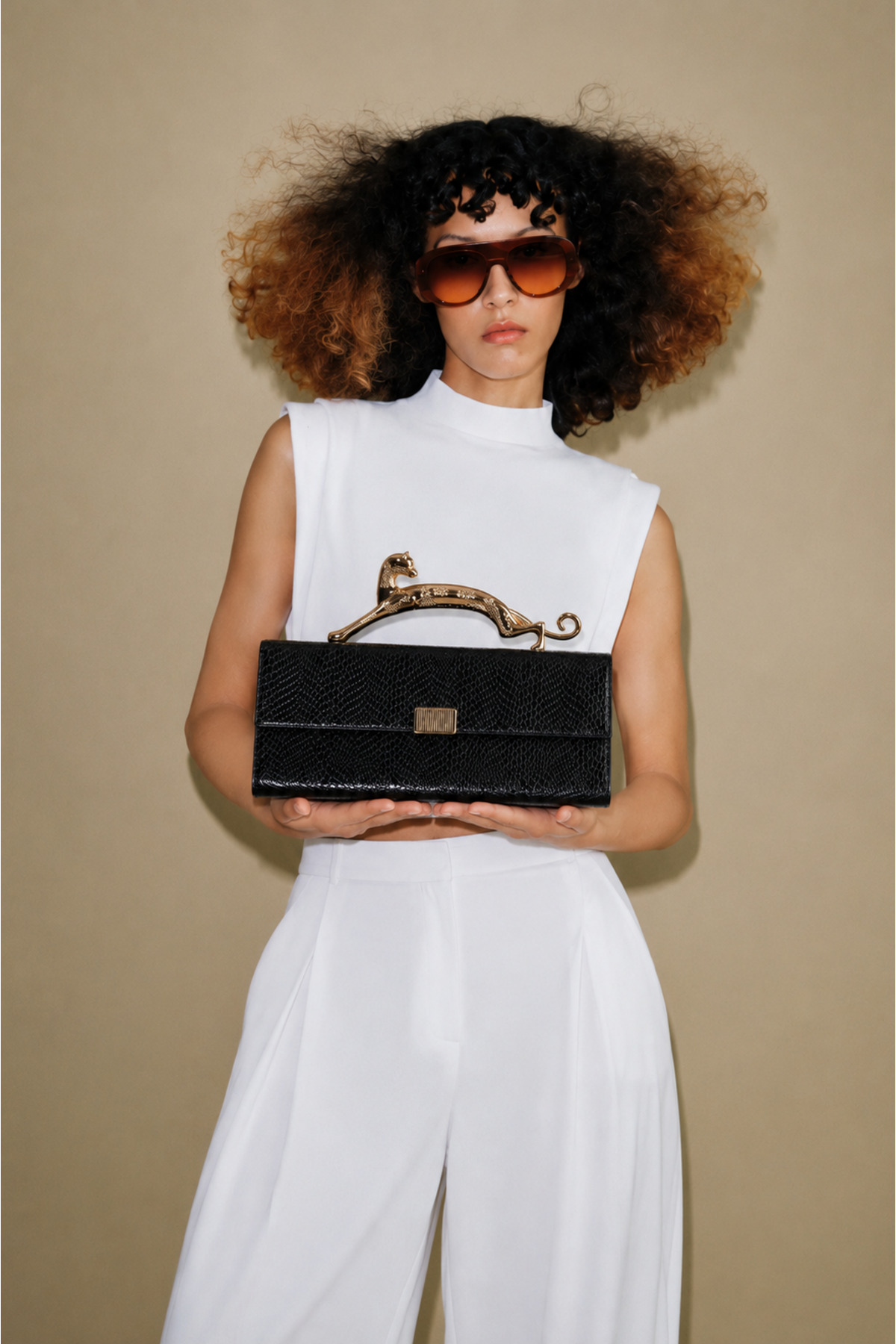 weem bag Elysara EB0144 | PİTON ŞIK PUMAS METAL SAPLI PORTFÖY ÇANTA