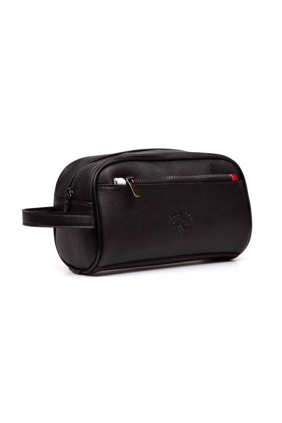 Newish Erkek Deri Portföy Clutch Traş Kozmetik Bakım Ve Günlük El Çantası görsel 2