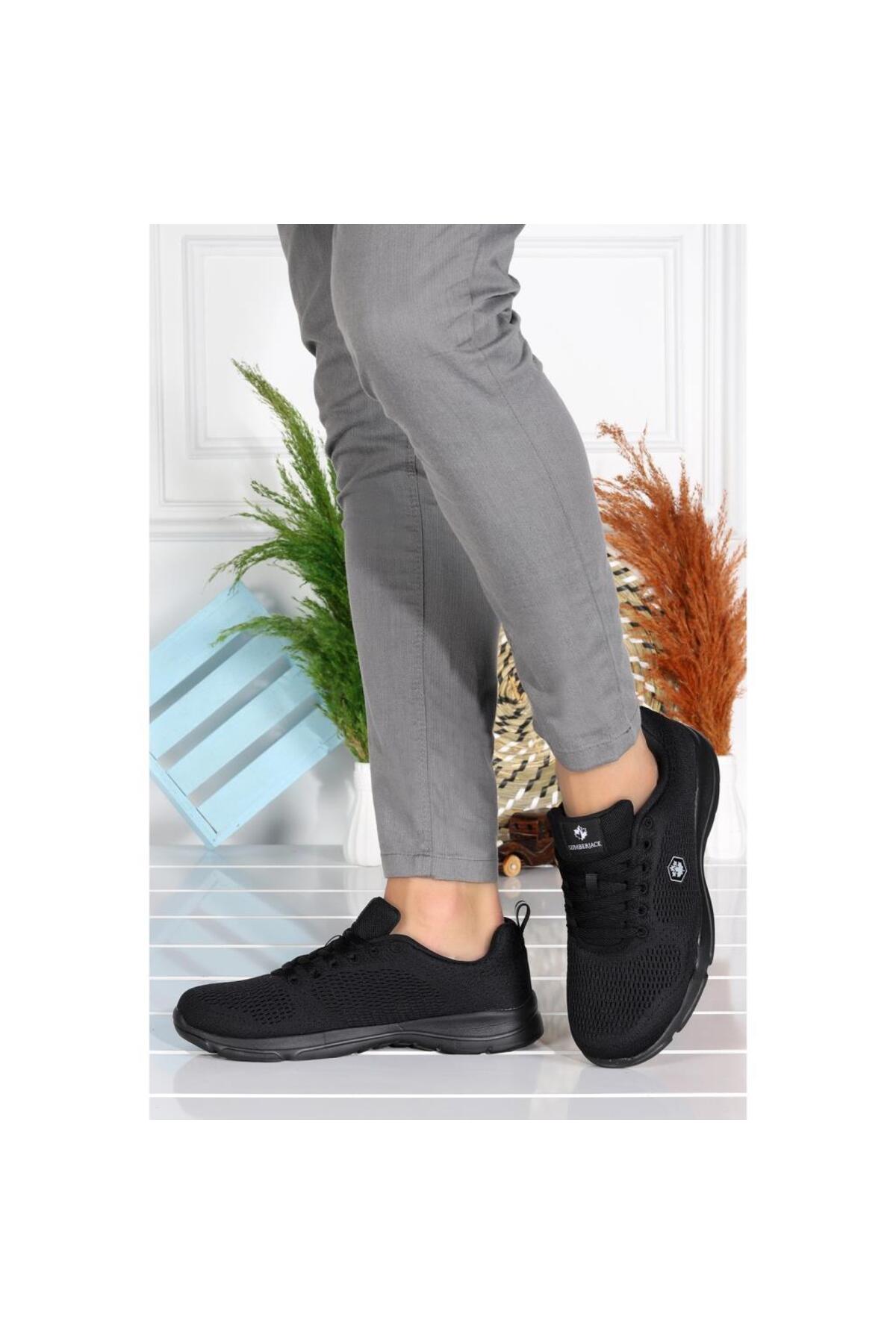 lumberjack AGATHA 3FX SİYAH SİYAH COMFORT CASUAL RAHAT KALIP ERKEK SPOR AYAKKABISI görsel 7