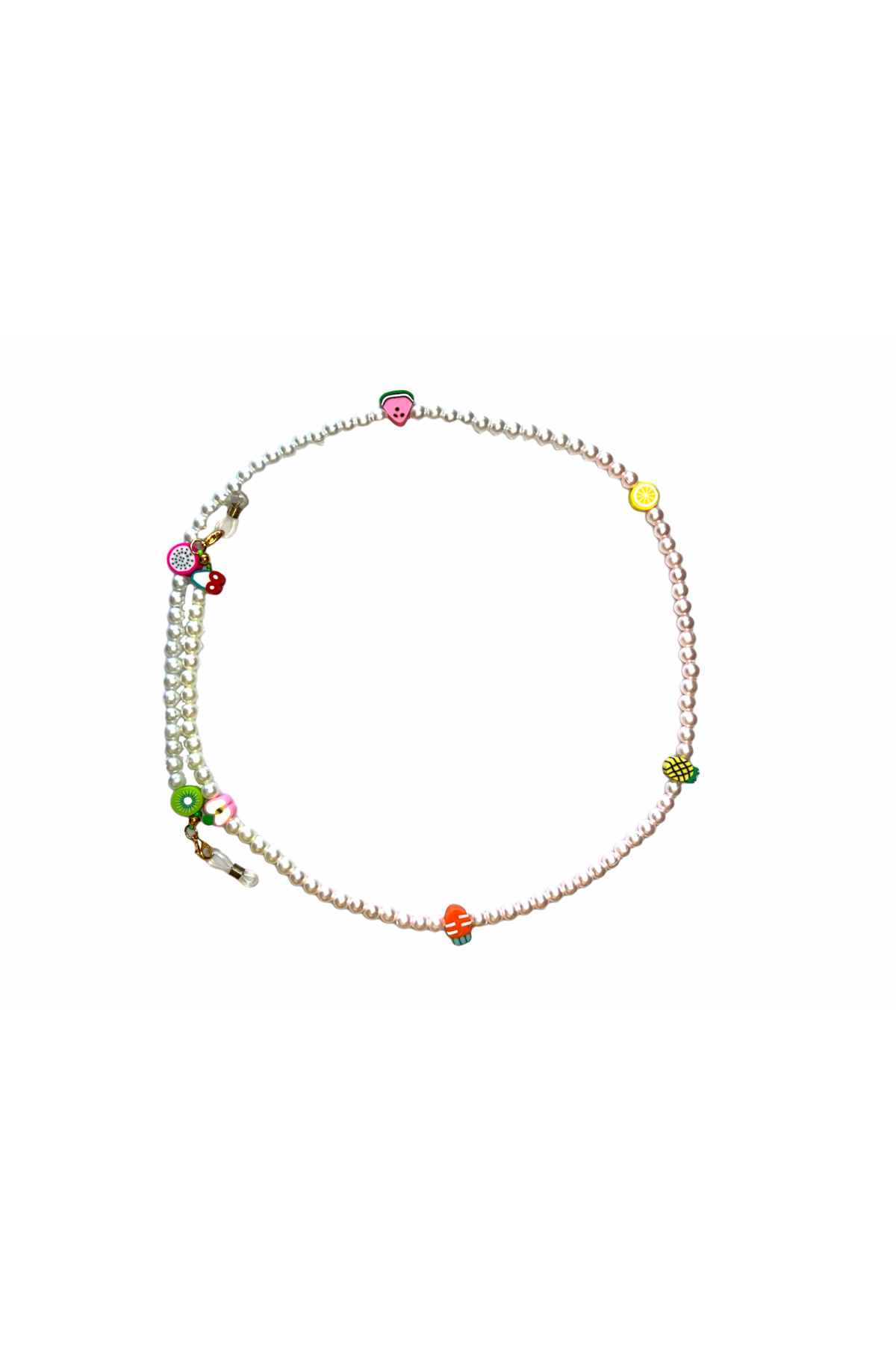 Pearl Ball Fruit Glasses Chain - Necklace - Bracelet