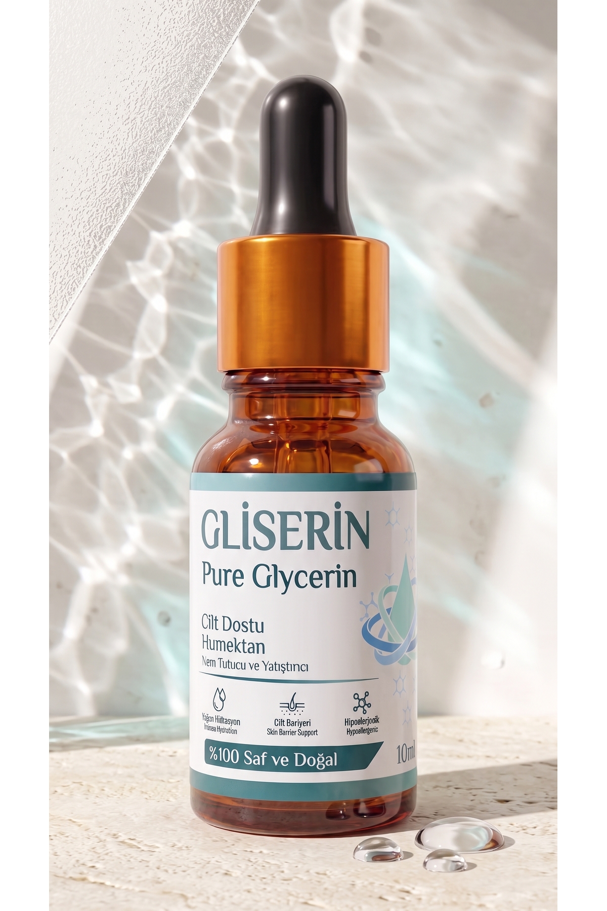 Bitkisel Gliserin 10 ml / %100 Saf Ve Doğal / Glycerin — A1-Gliserin-10ml — تصویر 3 از 6