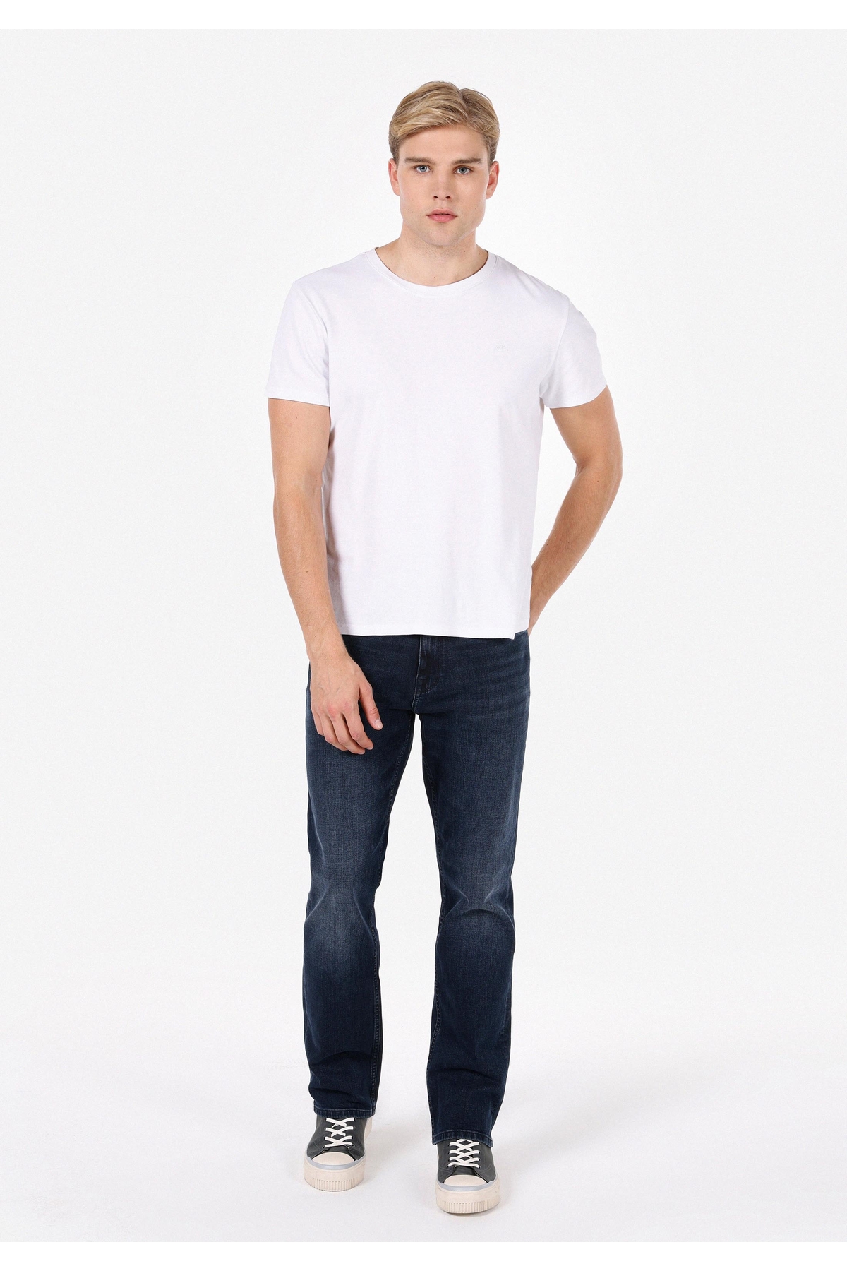 Regular Fit Erkek Siyah Jean Pantolon
