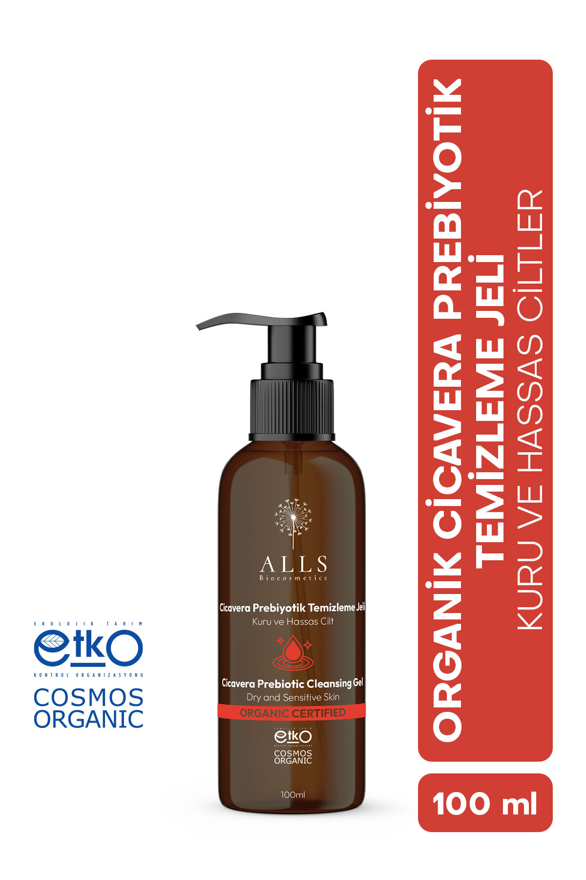 Alls Biocosmetics Organik Cicavera Prebiyotik Tonik 100 ml — 8684215391072