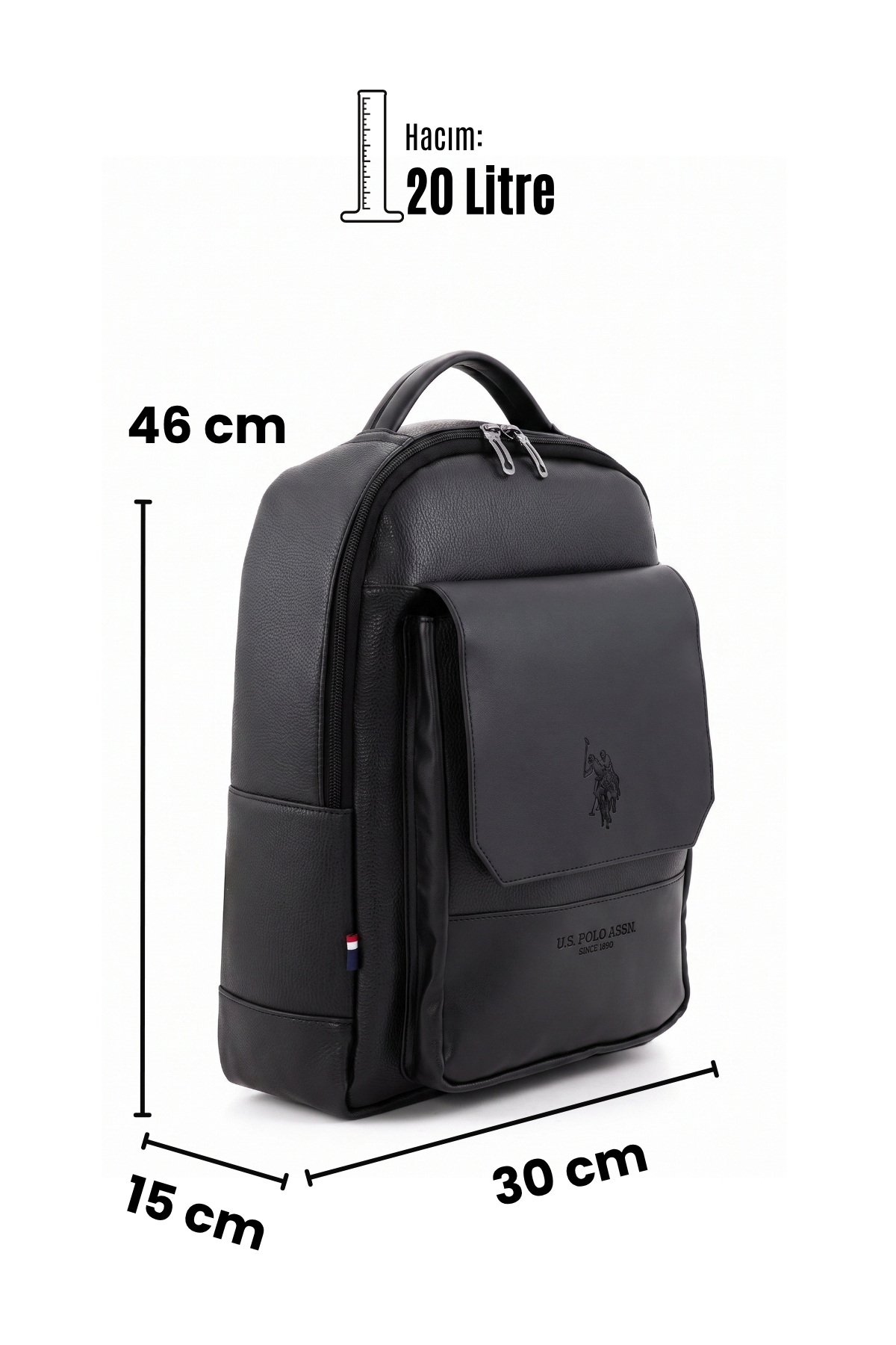 U.S. Polo Assn. 21565 Sırt Çantası - Günlük Kullanım Için Ideal, Rahat Ve Şık Tasarım Laptop Bölmeli görsel 8