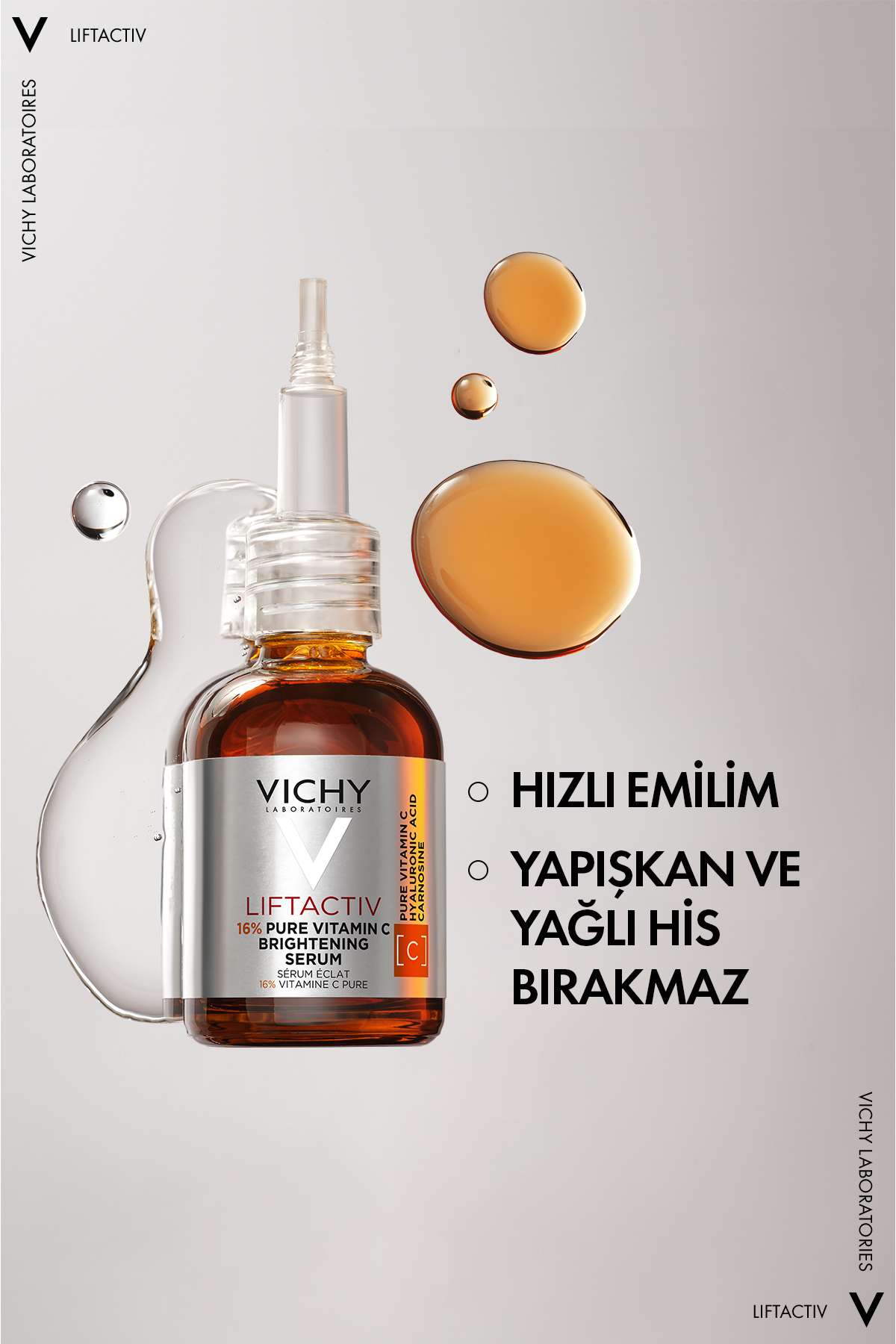 Liftactiv Supreme Tüm Cilt Tipleri İçin %16 Saf C Vitamini İçeren Aydınlatıcı Antioksidan Serum 20ml — 3337875796583 — تصویر 3 از 8