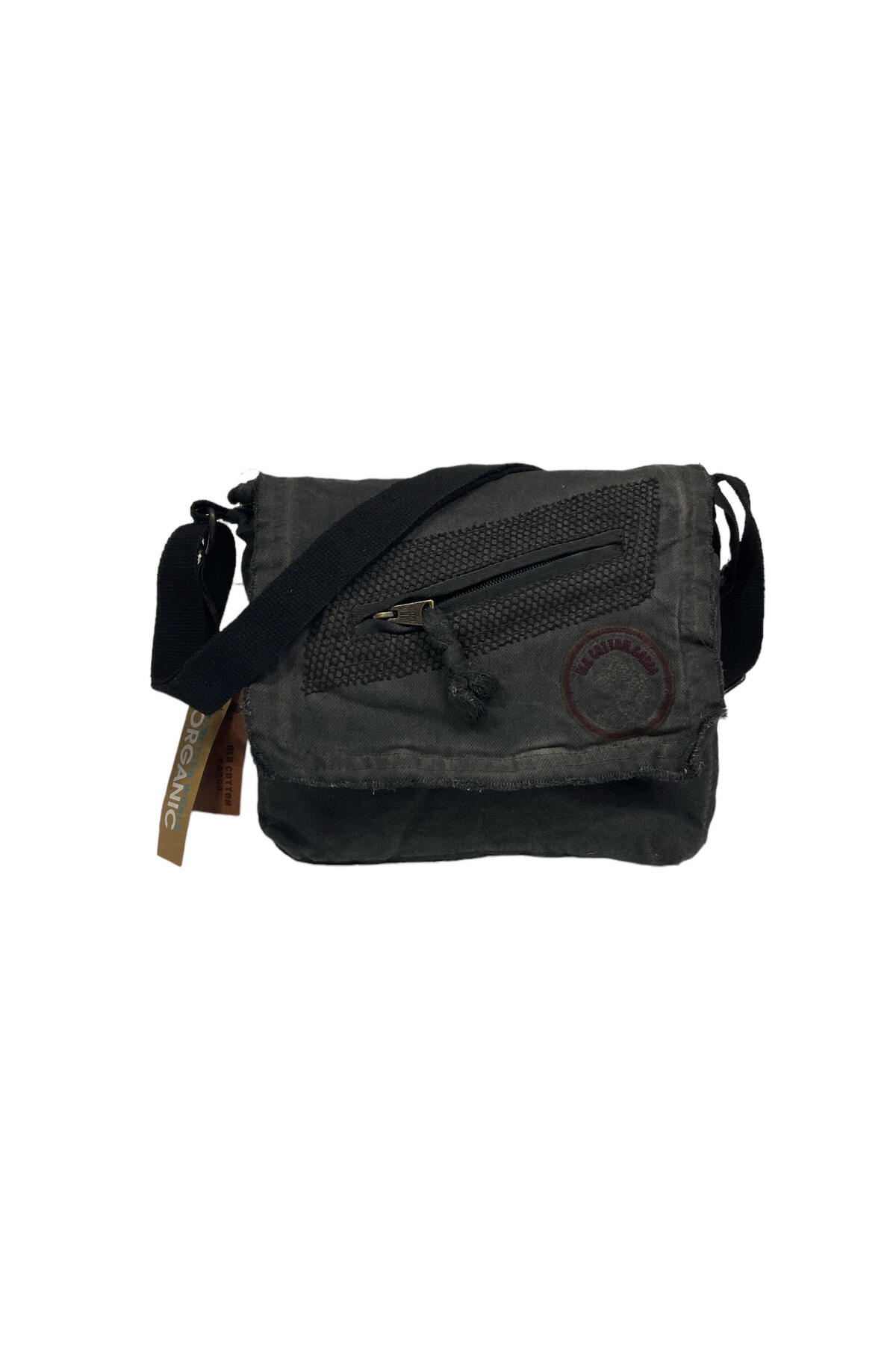 Old Cotton Vintage Küçük Salaş Unisex Günlük Çapraz Postacı Çantası S Boy 26x20cm görsel 3