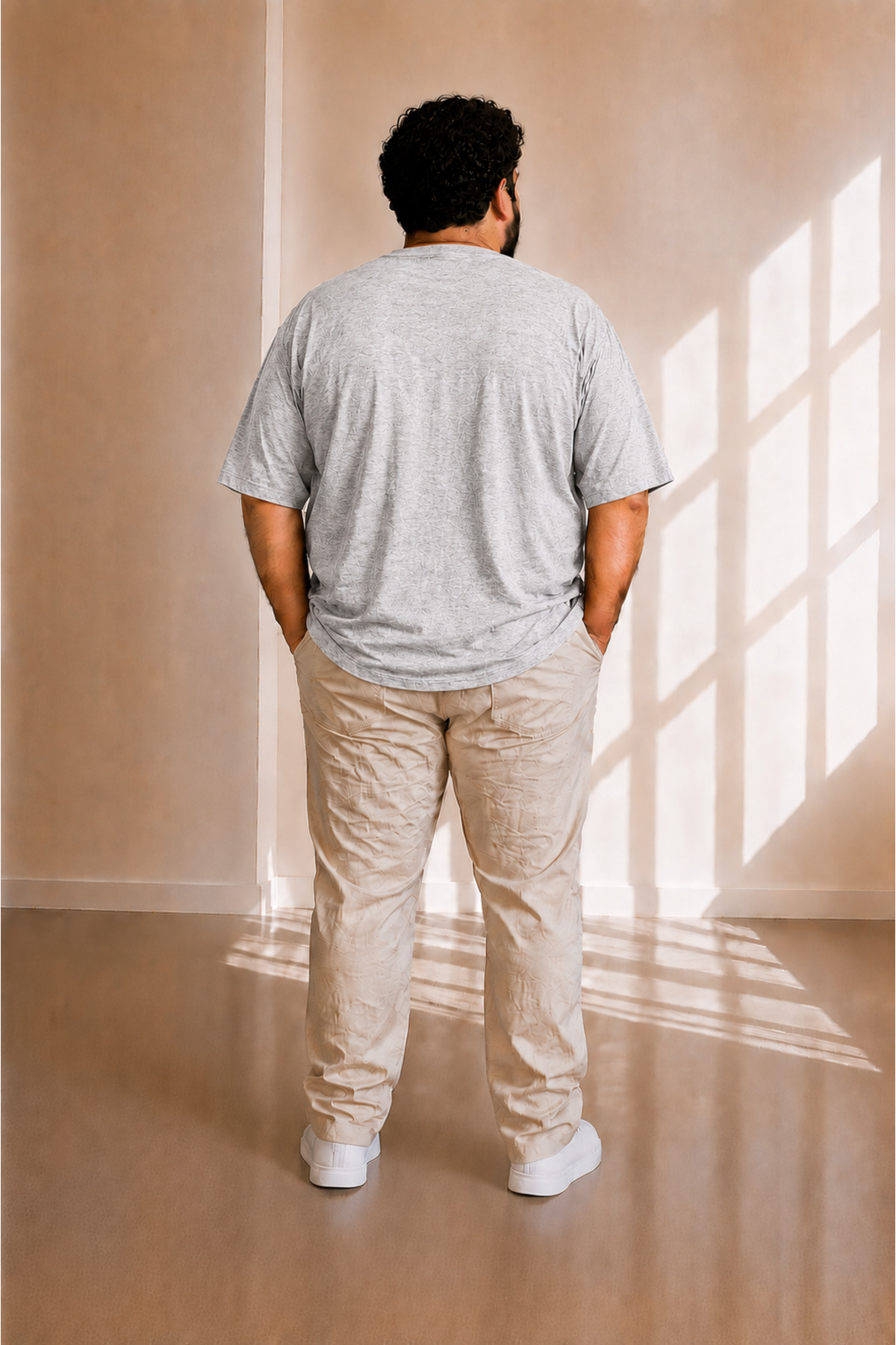 sngl tekstil Erkek Büyük Beden Oversize Kısa Kollu T-shirt 3xl 4xl 5xl 6xl 7xl 8xl 9xl 10xl görsel 3
