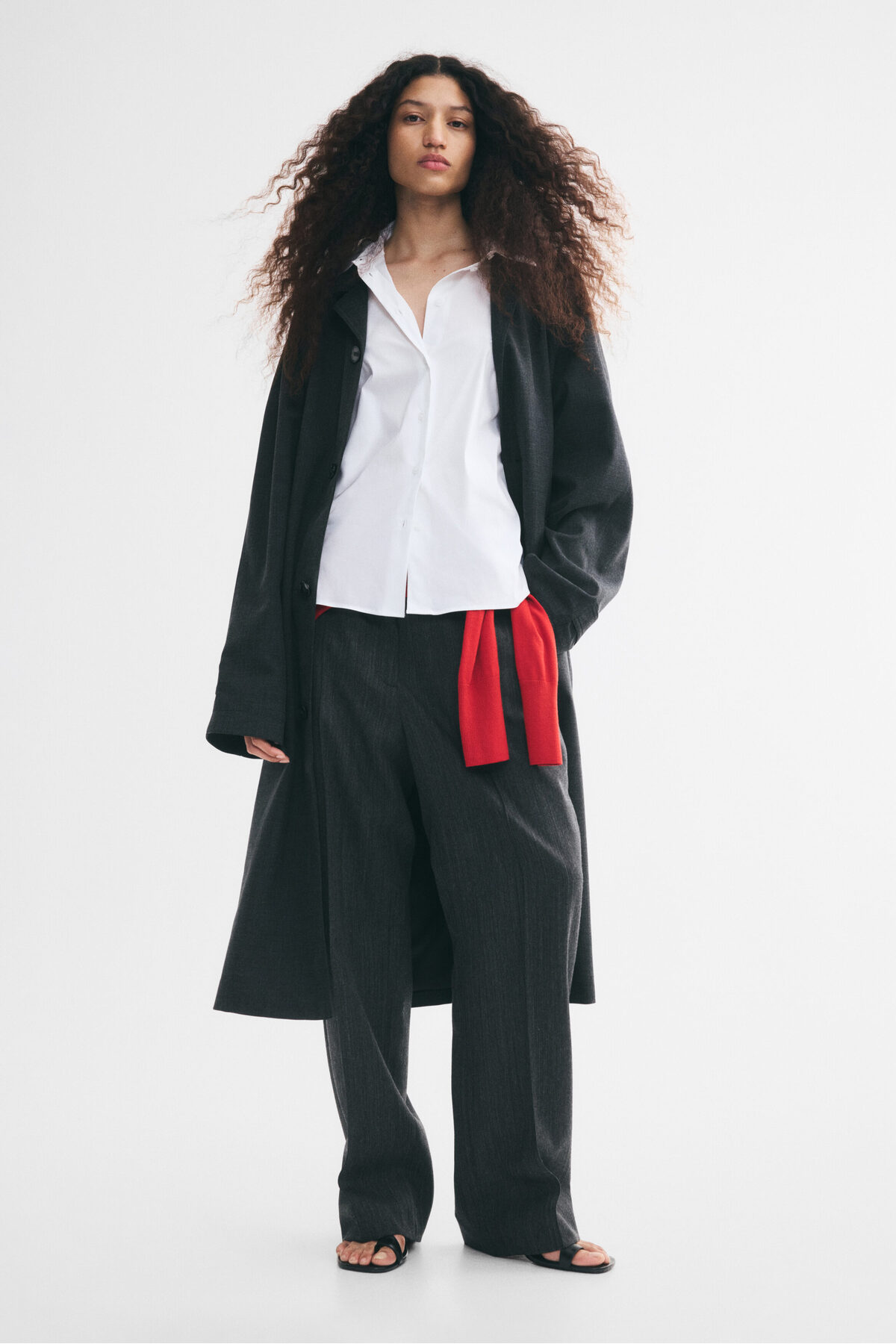 H&M Pamuk Karışımlı Gömlek
