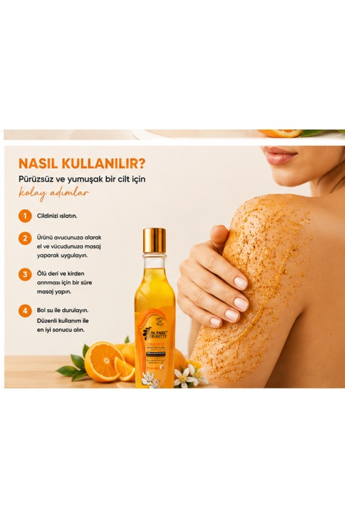 Hand & Body Orange Peeling 300gr — 6 — تصویر 4 از 6