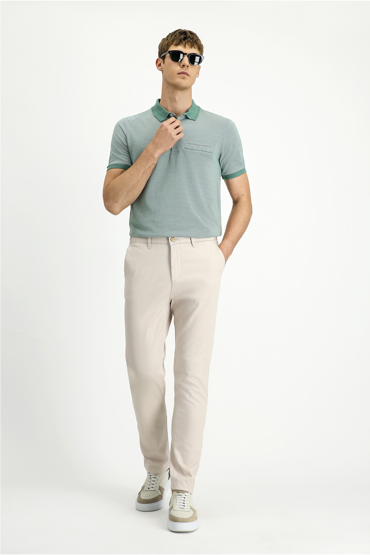 Kiğılı Relaxed Fit Rahat Kesim Likralı Kanvas / Chino Pantolon görsel 3