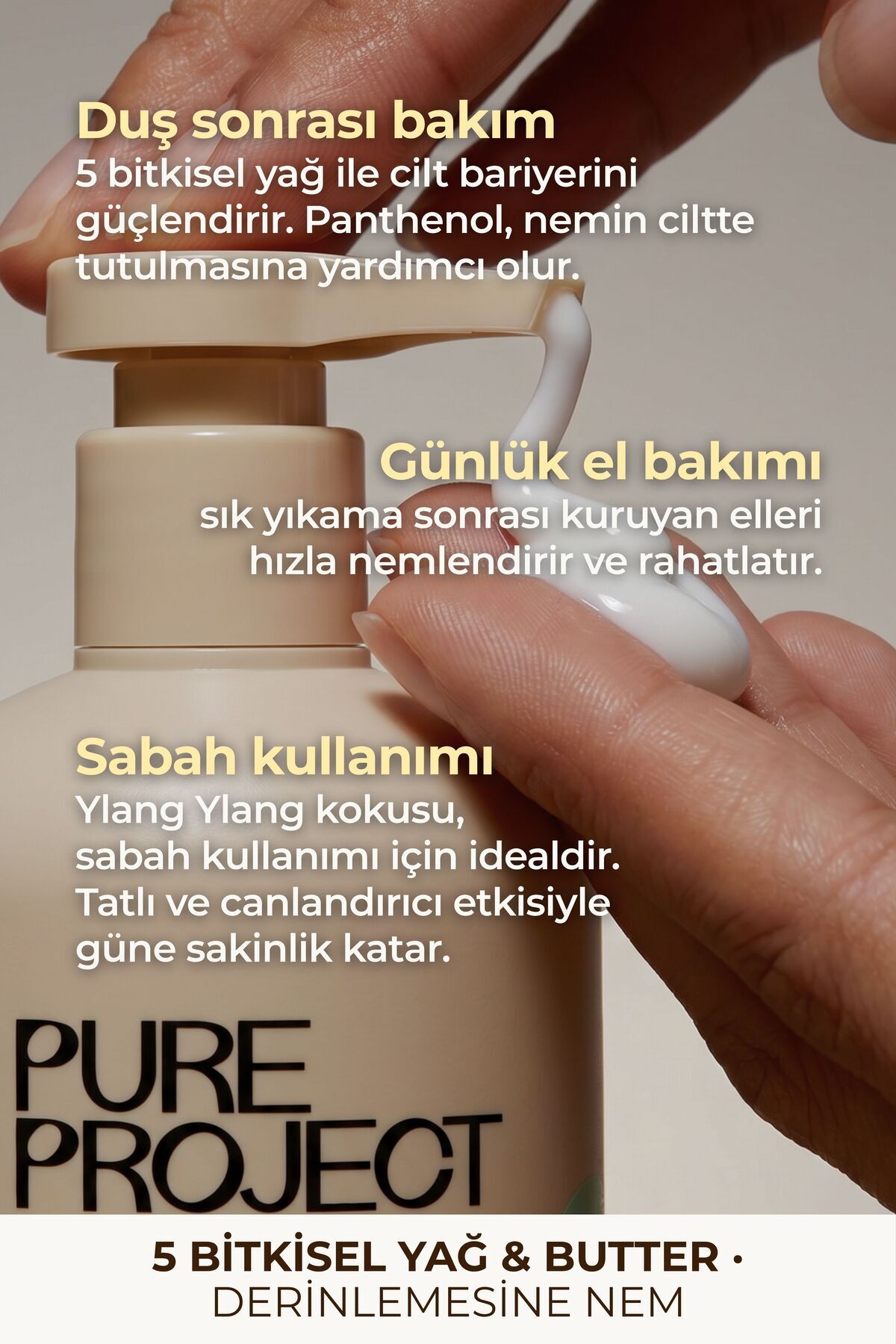 Seyahat Boy Ylang Ylang El & Vücut Losyonu 80 ml | Kuruluk Karşıtı & Uzun Süreli Nemlendirme — YNGC3621939 — تصویر 4 از 6