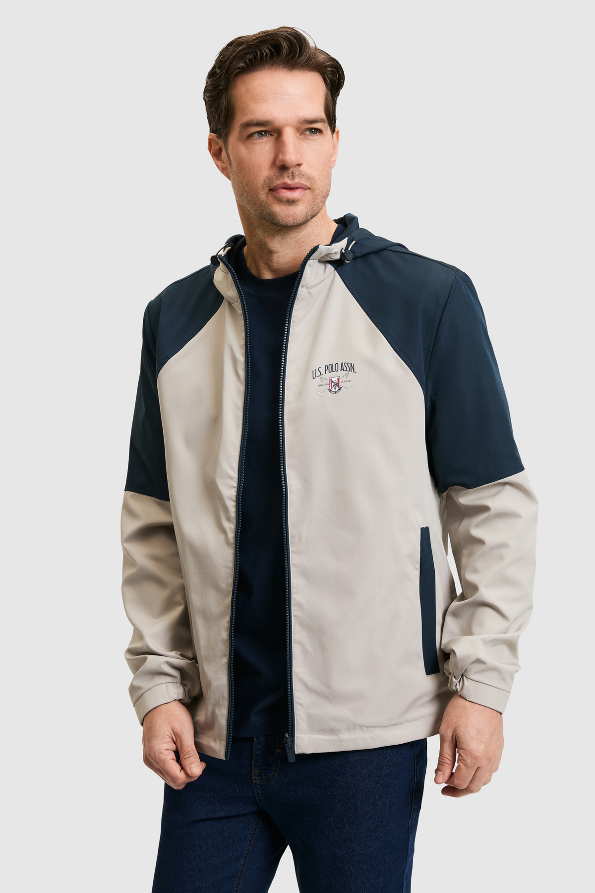 U.S. Polo Assn. Erkek Açık Gri Mont 50318834-VR001