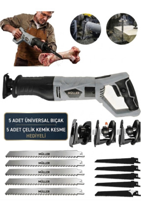 Pro Müller Alman Xr 9000 6 Kademe Devir Ayarli Bakir Sargili Kemik Kesme Tilk...