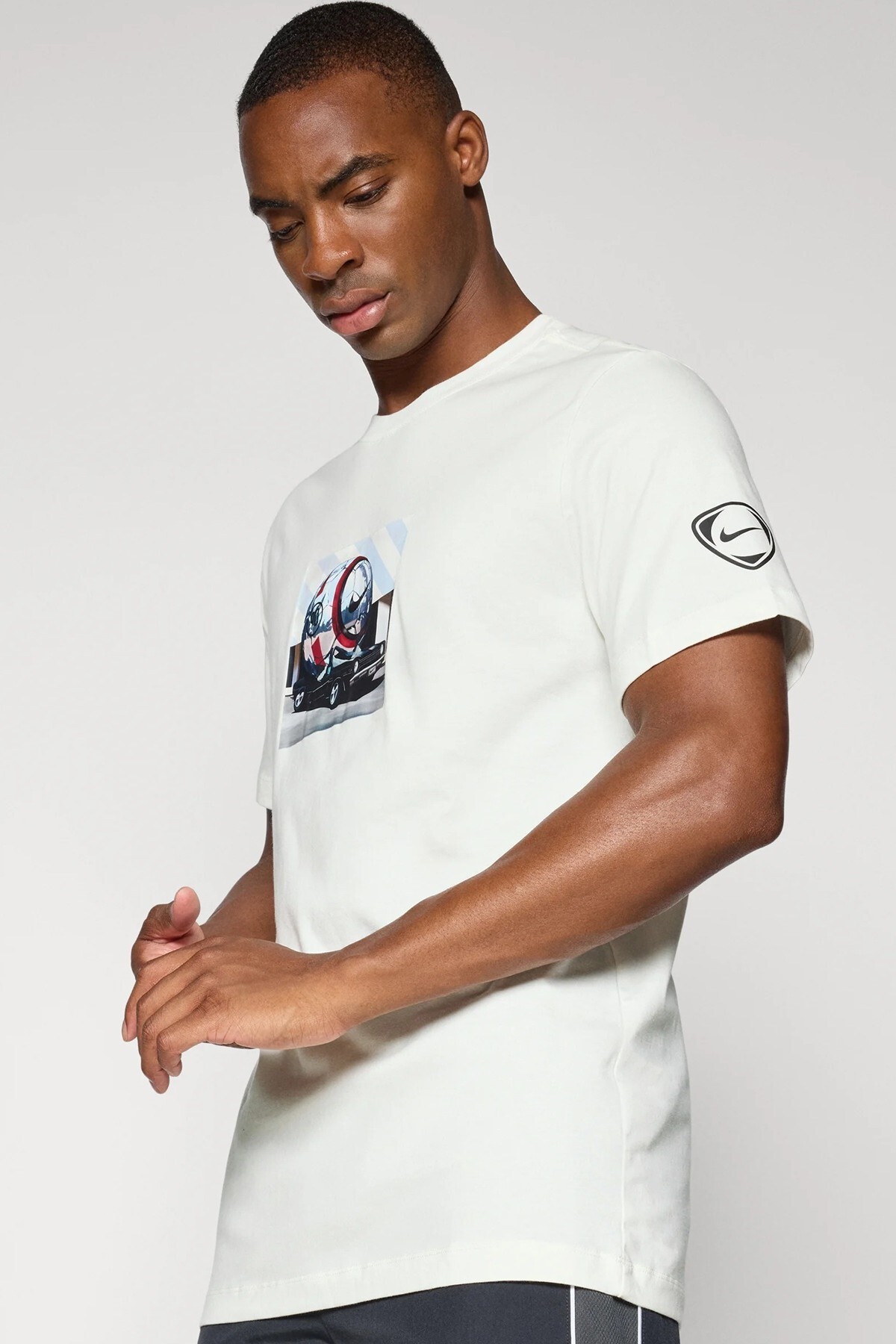 Nike Soccer Jersey Total 90 Print Tee Men's T-Shirt Baskılı Erkek