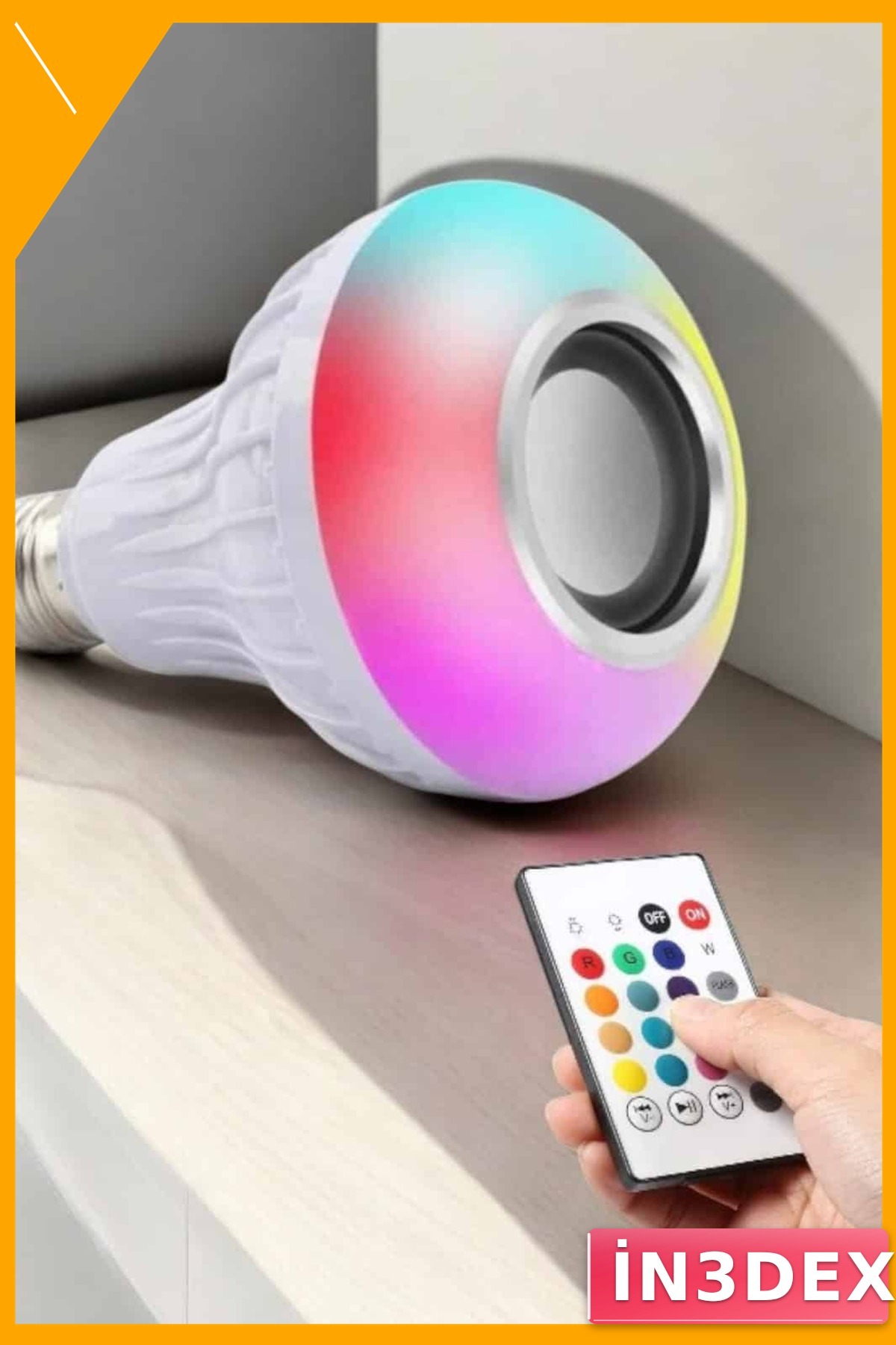 Bluetooth Hoparlör Led Lamba Akıllı Ampul Tasarımı