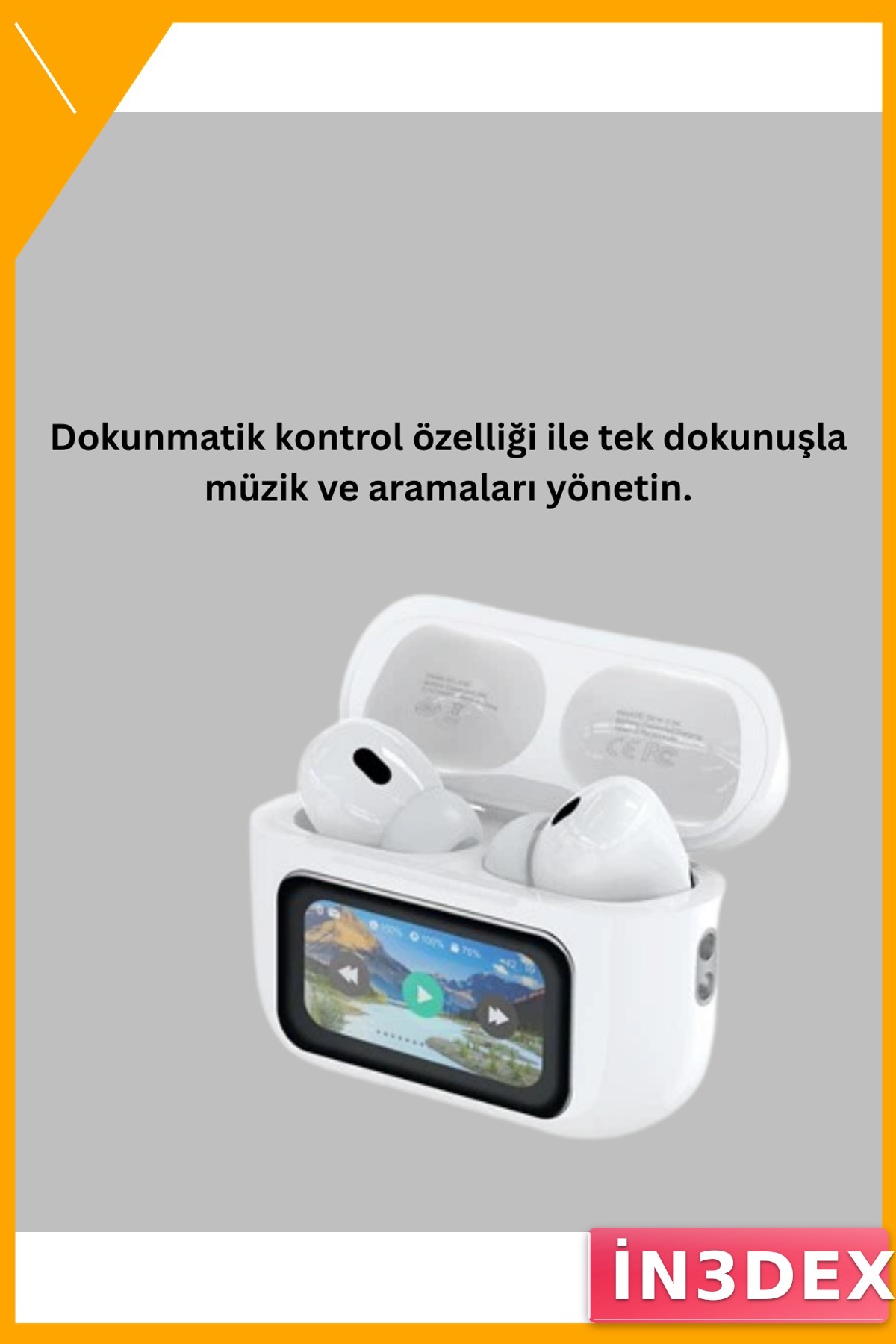 Kulak İçi Bluetooth Kulaklık ANC Gürültü Önleme Suya Dayanıklı