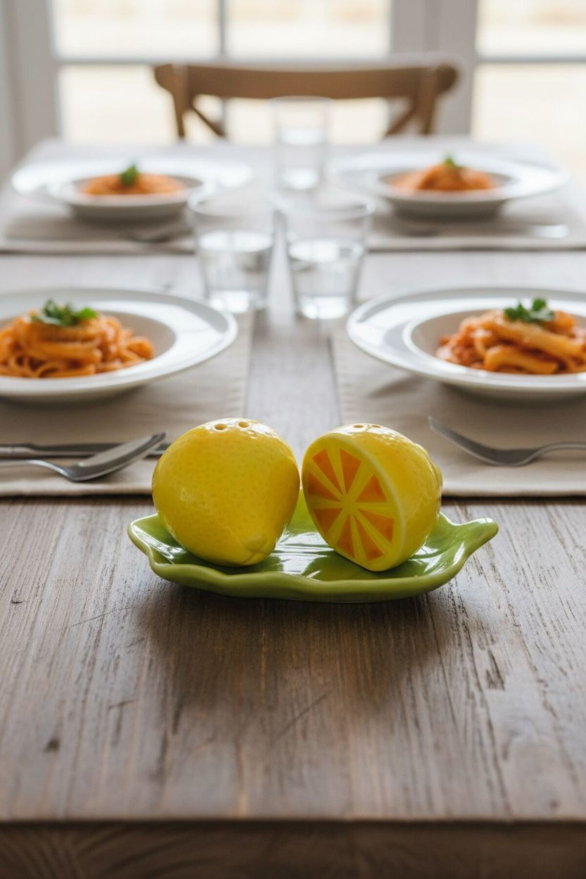 2’li Tuzluk Seti Limon Model | Tabaklı Şık Tuzluk Takımı