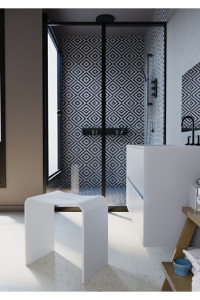 CORİAN AKRİLİK Solid Comfort Corian Tabure