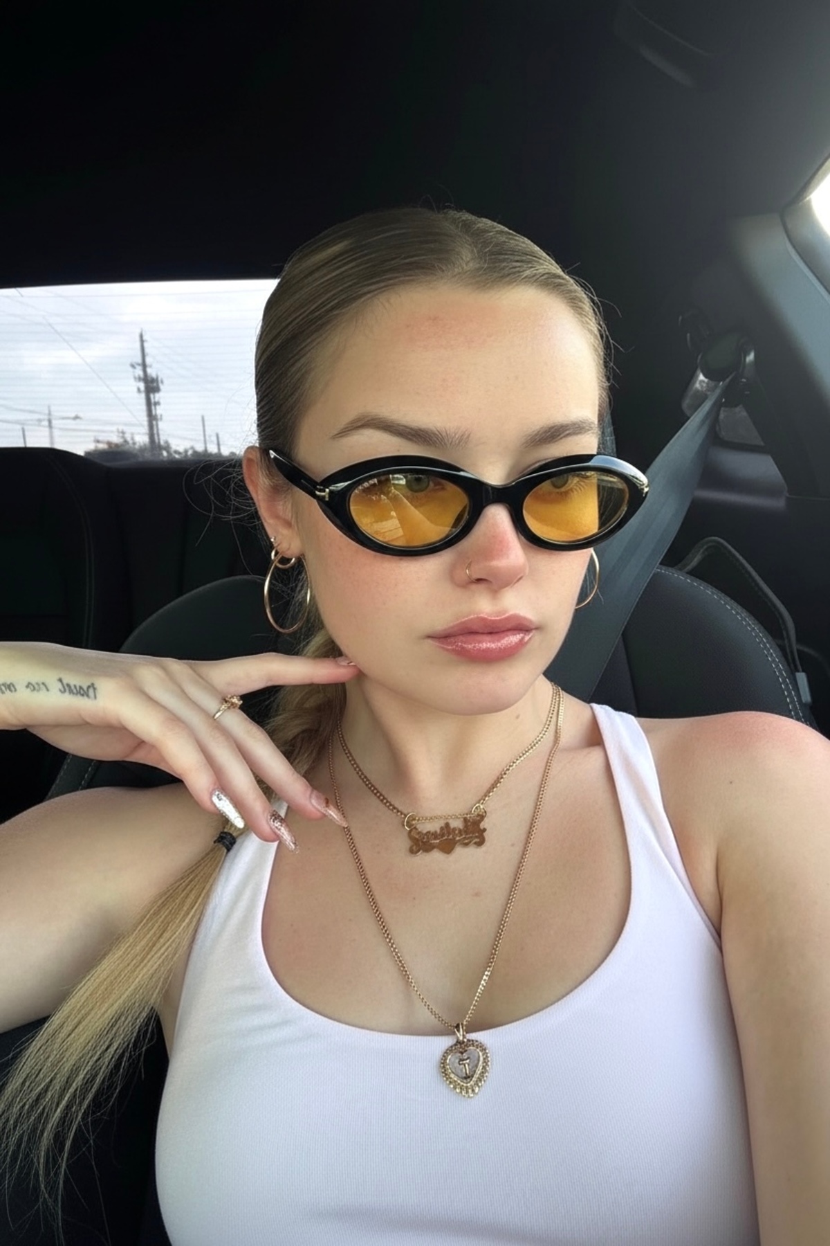 Monarch Yellow Sunglasses for Women